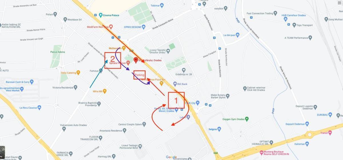Apartament Spatios In Oradea Zewnętrze zdjęcie